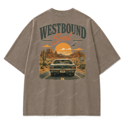 Westbound Soul Washed Print Tee