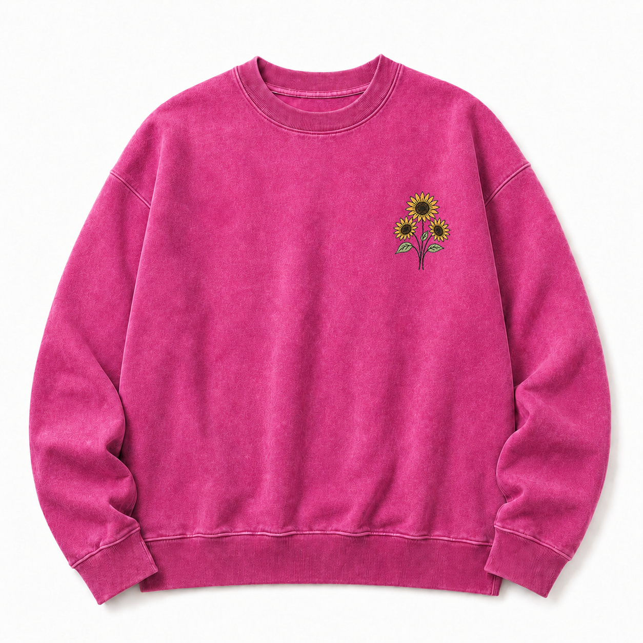 Bloom Where You Are Planted Washed Graphic Sweatshirt