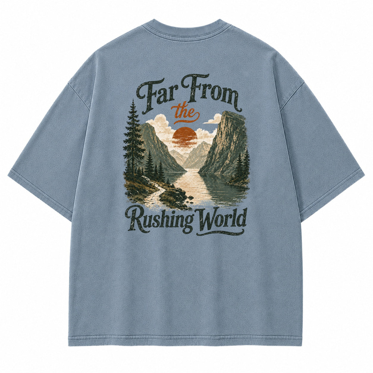 Far From the Rushing World Graphic T-Shirt