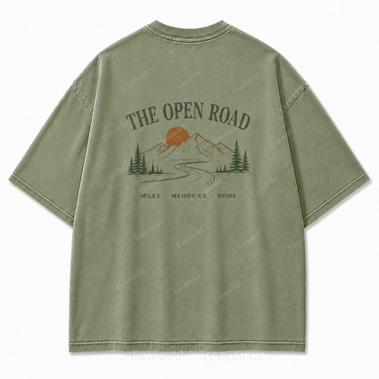 Where the Open Road Feels Like Miles, Memories, and Home Tee