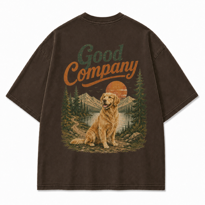 Where Good Company Comes with Four Paws Tee