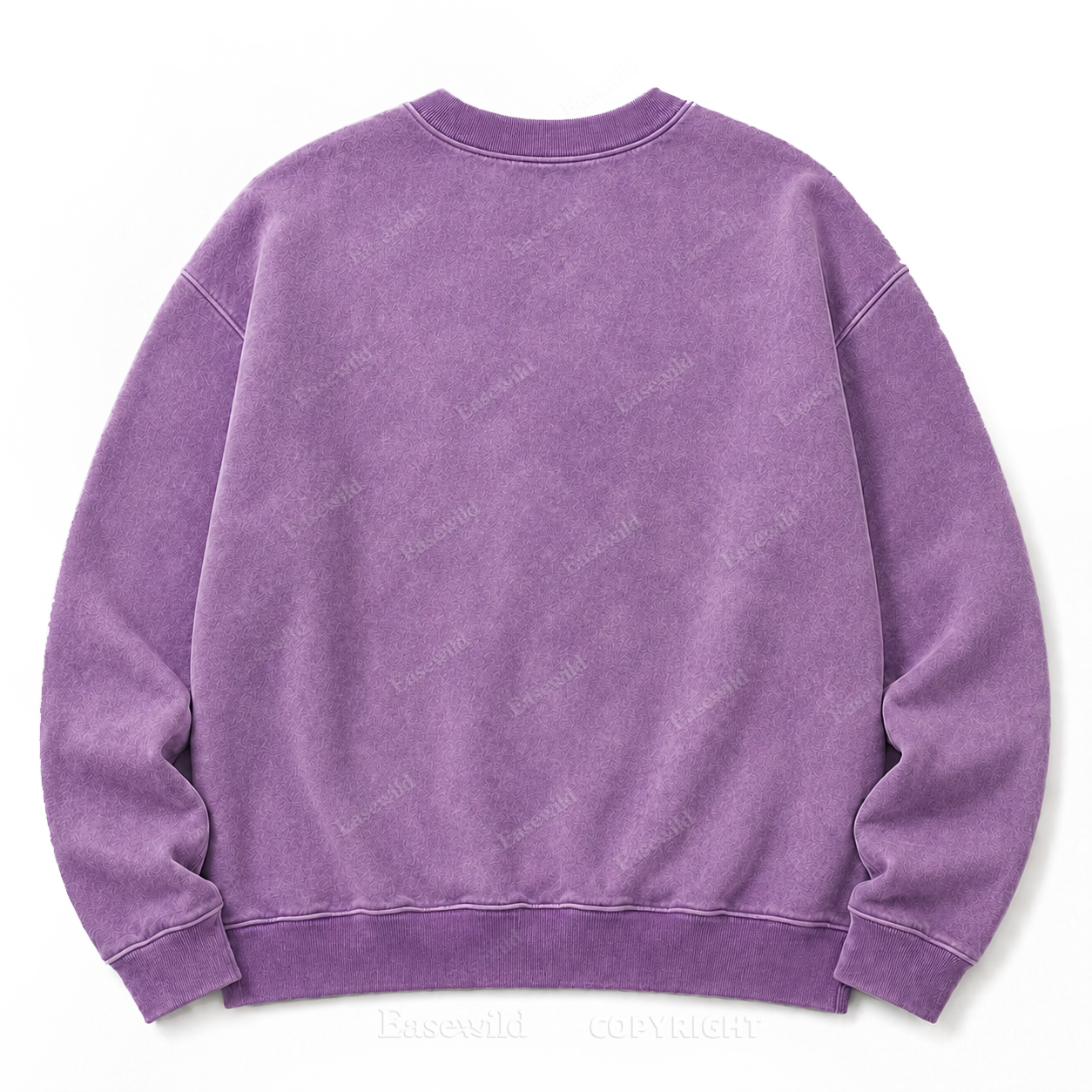Moon Phase Celestial Front Graphic Washed Crewneck