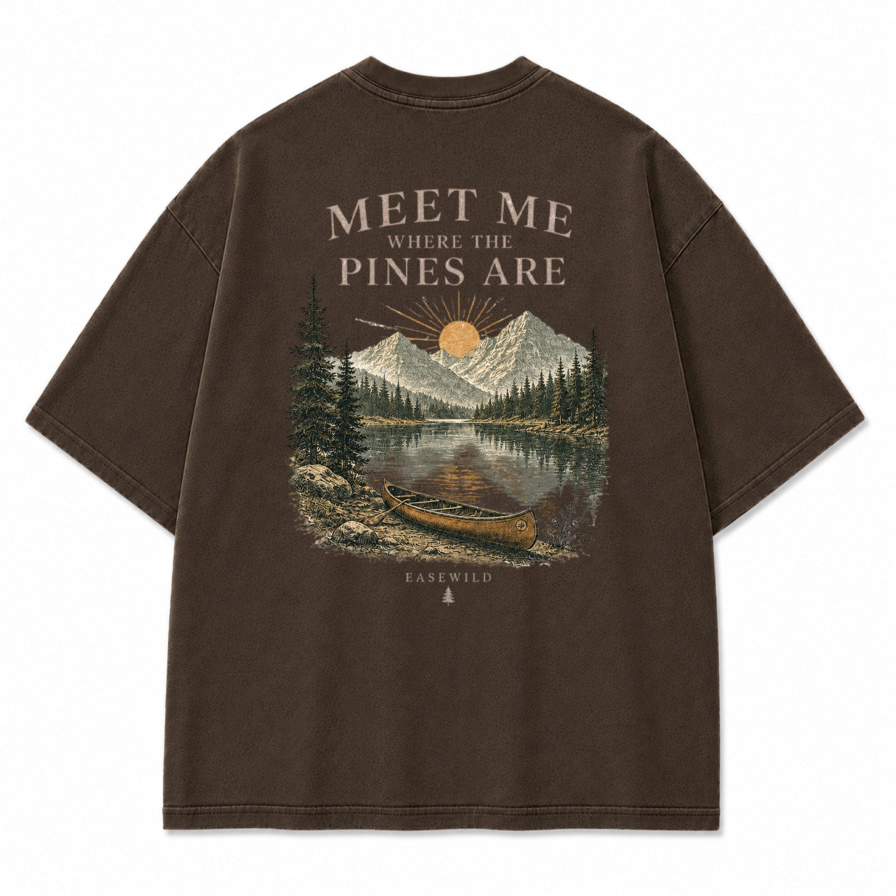 Pine Lake Escape Grafik-T-Shirt