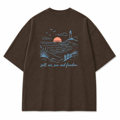 Salt Air Sun and Freedom Graphic T-Shirt