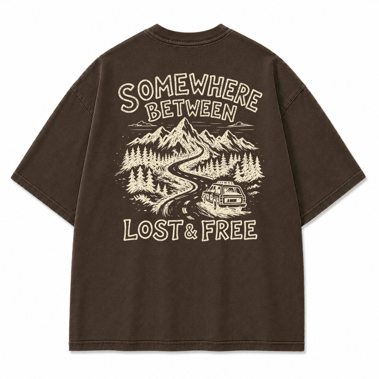 Somewhere Between Lost & Free Graphic T-Shirt