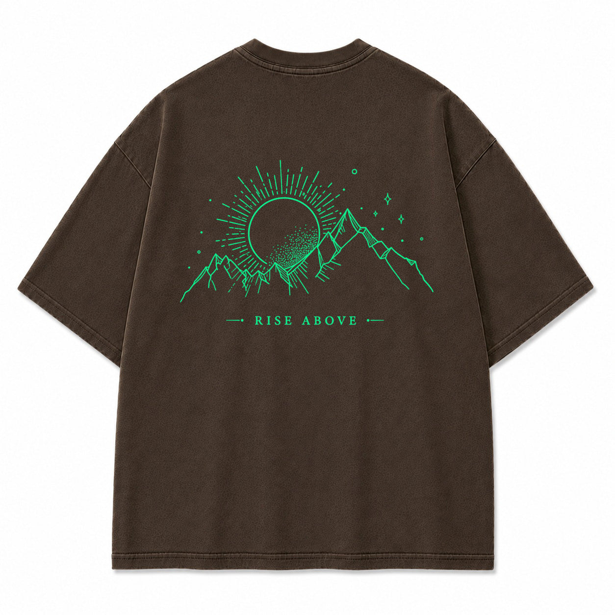 Rise Above Mountain Sun Graphic T-Shirt