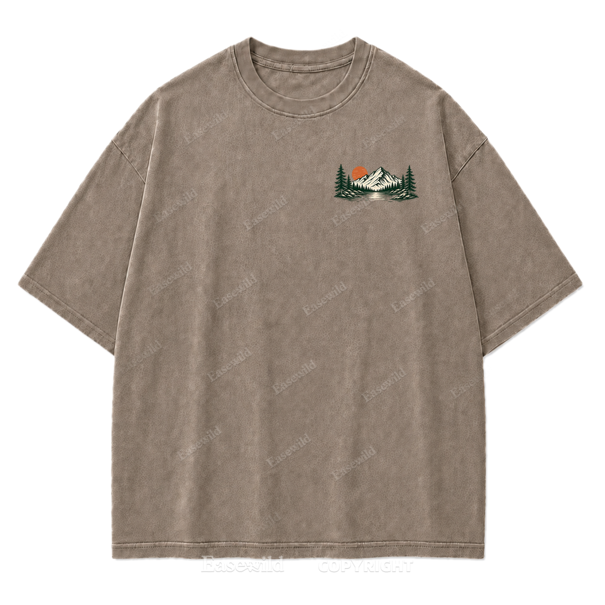 Campfire Evenings Outdoor Washed Print Tee