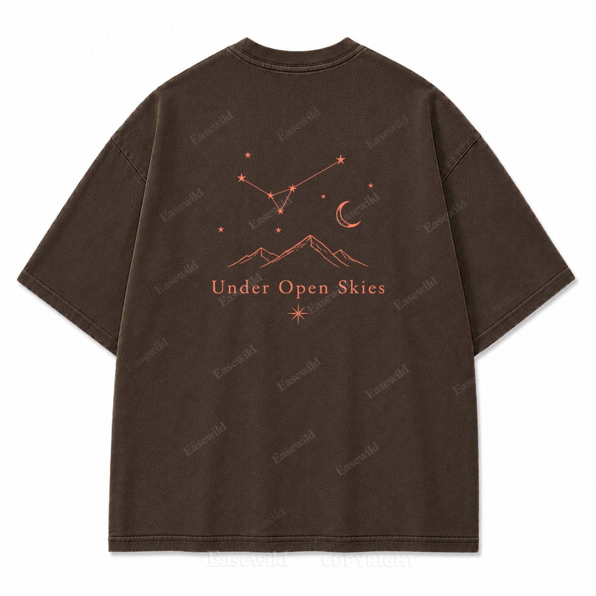 Under Open Skies Washed Back Print Tee