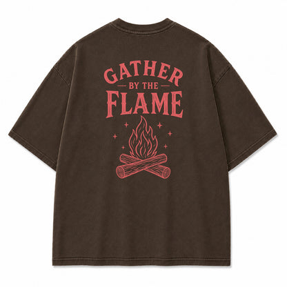 Gather by the Flame Graphic T-Shirt