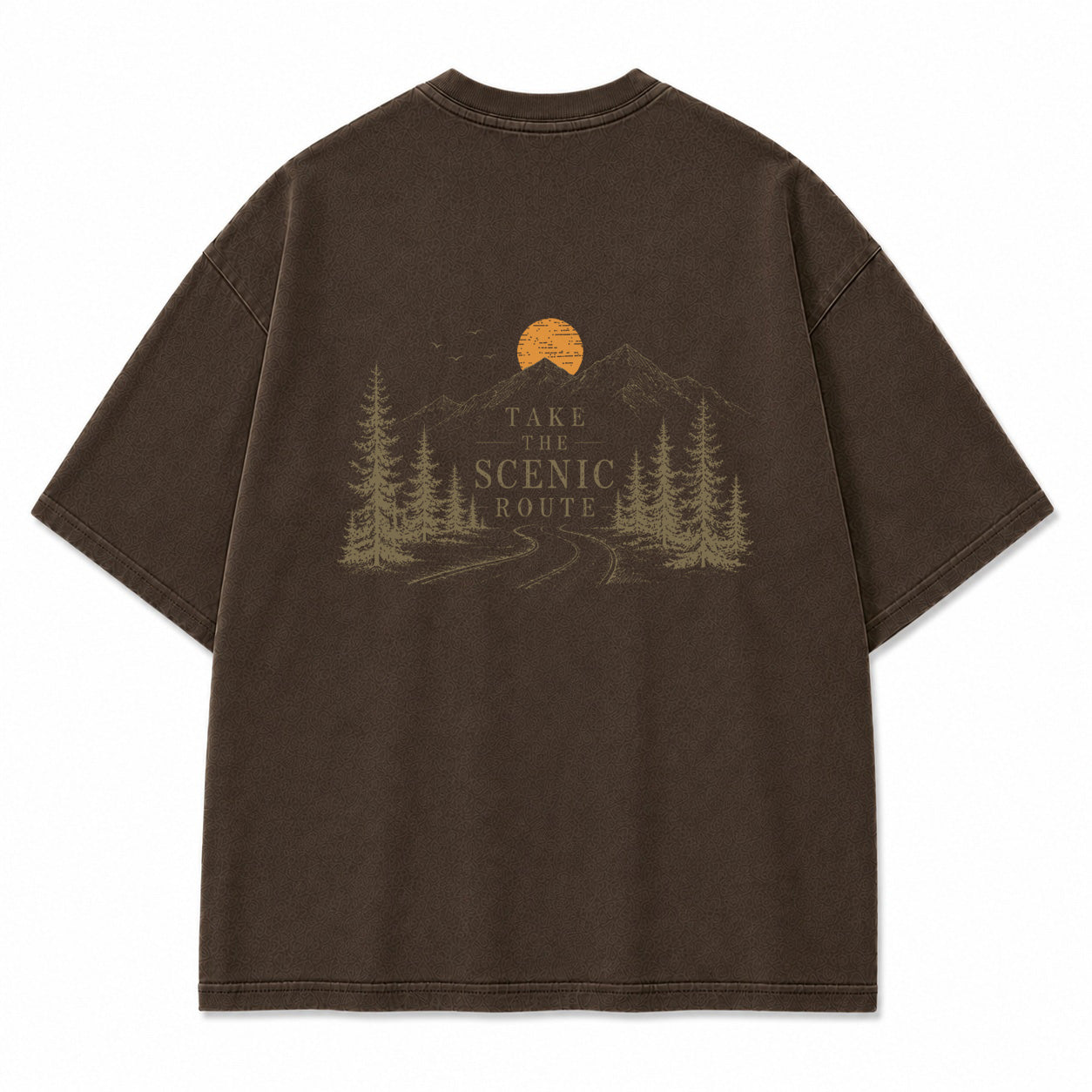 Take The Scenic Route Graphic T-Shirt