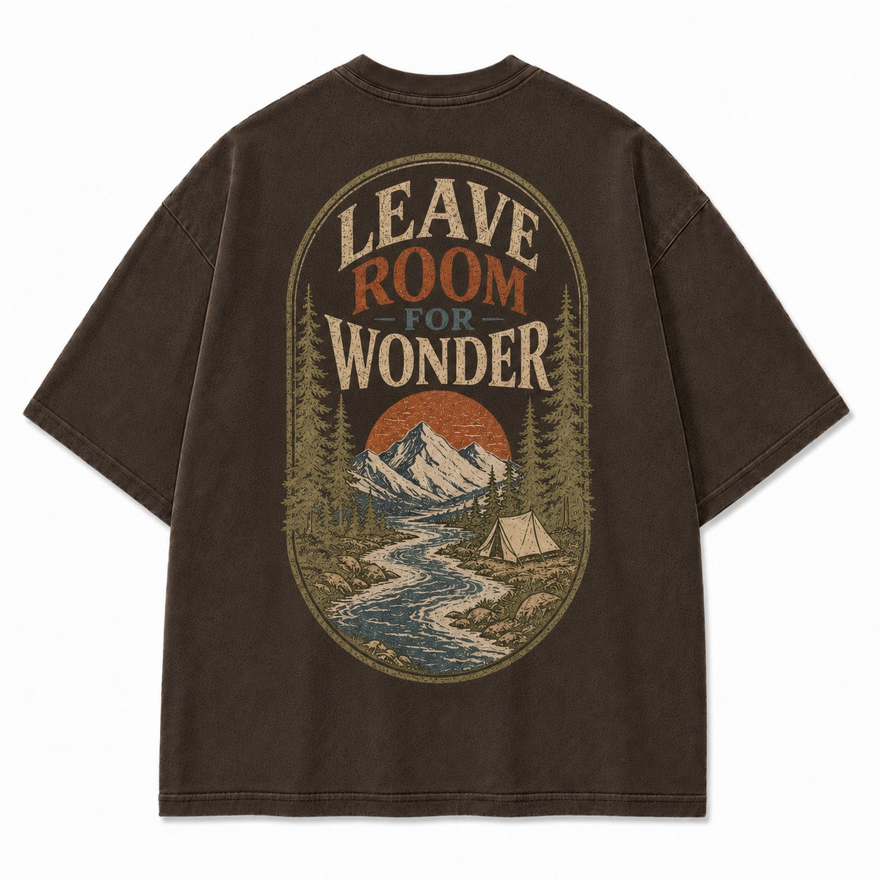 T-Shirt mit Aufschrift "Leave Room for Wonder"
