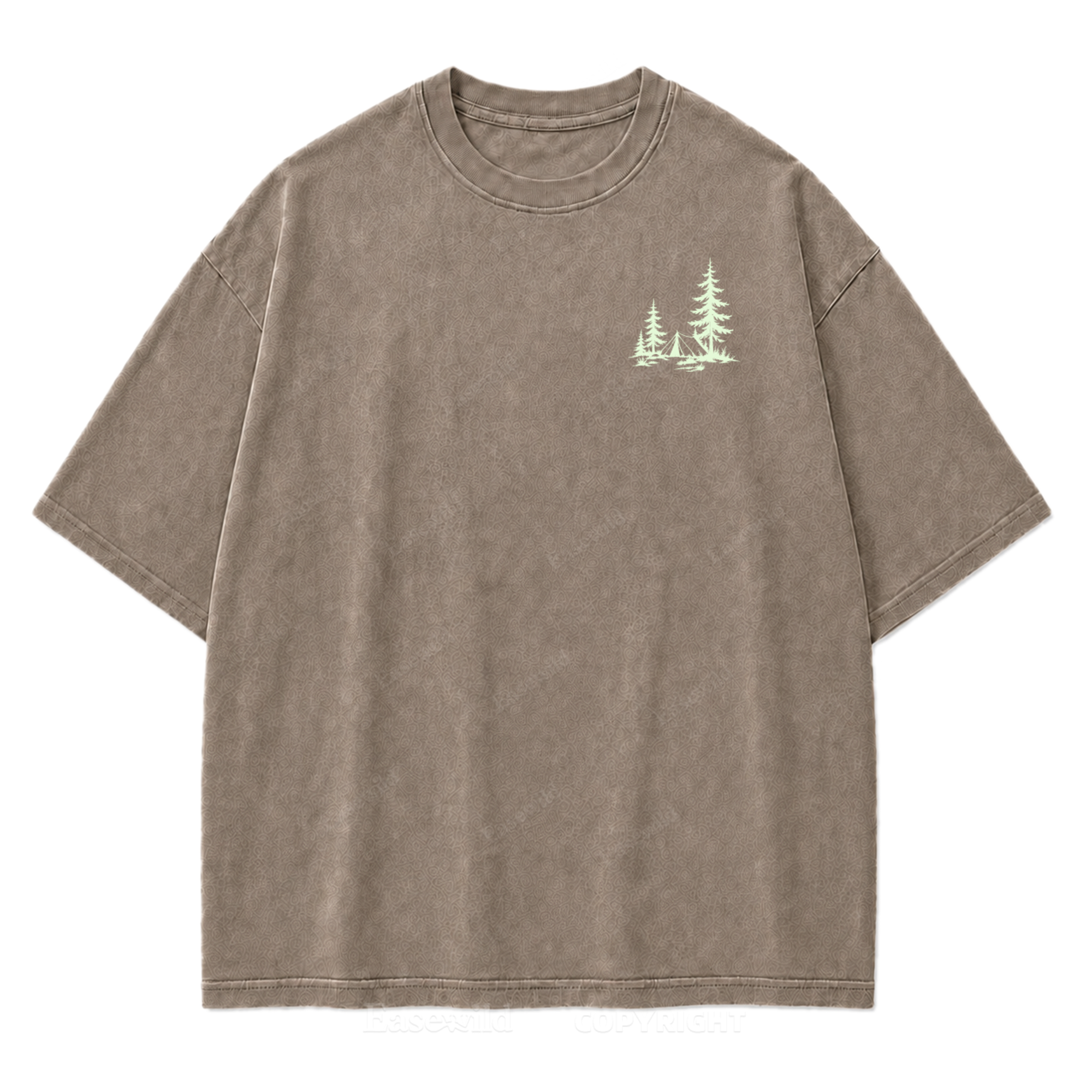 Pinebound Nights Washed Print Tee