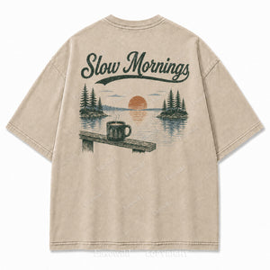 Slow Mornings by the Lake Tee