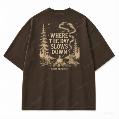 T-shirt graphique Ciel dégagé Jour tranquille
