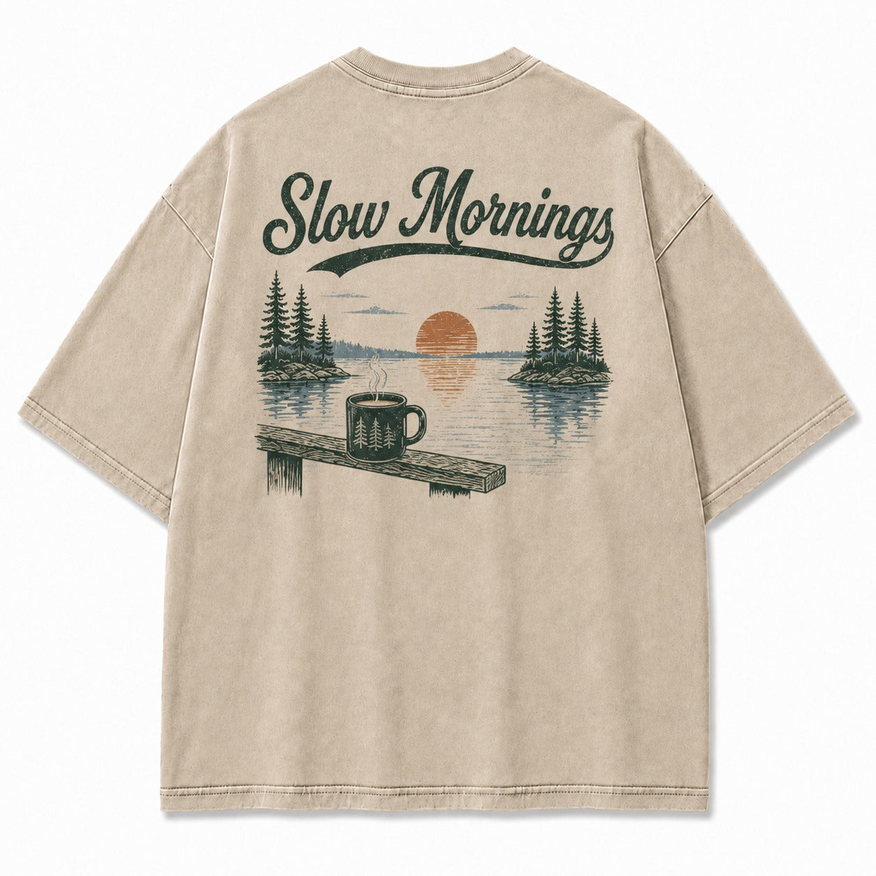 Slow Mornings by the Lake Tee