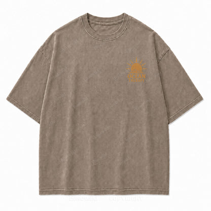 Ocean Therapy Salty Soul Washed Graphic Tee