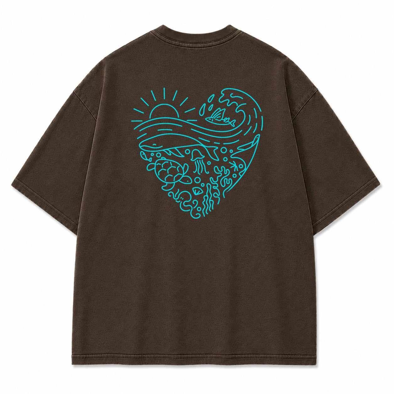Coastal Wave Harmony Graphic T-Shirt