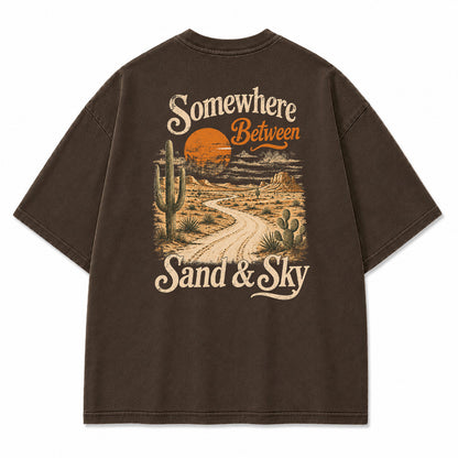 Somewhere Between Sand & Sky Graphic T-Shirt