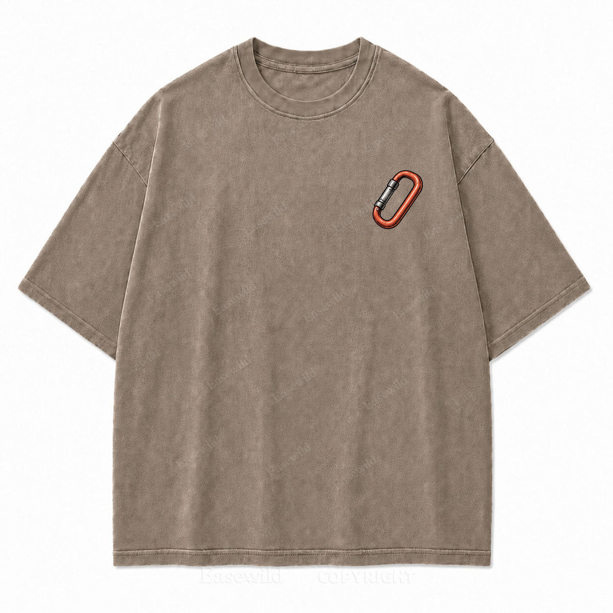 Keep Climbing Rock Climbing Washed Graphic Tee