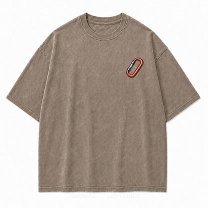 Keep Climbing Rock Climbing Washed Graphic Tee
