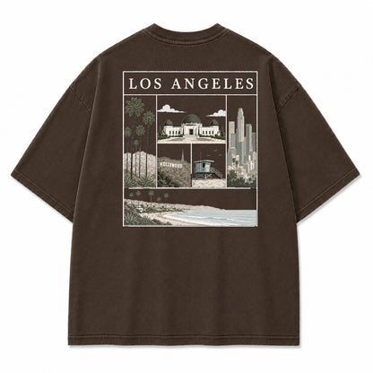 Los Angeles City Icons Graphic T-Shirt