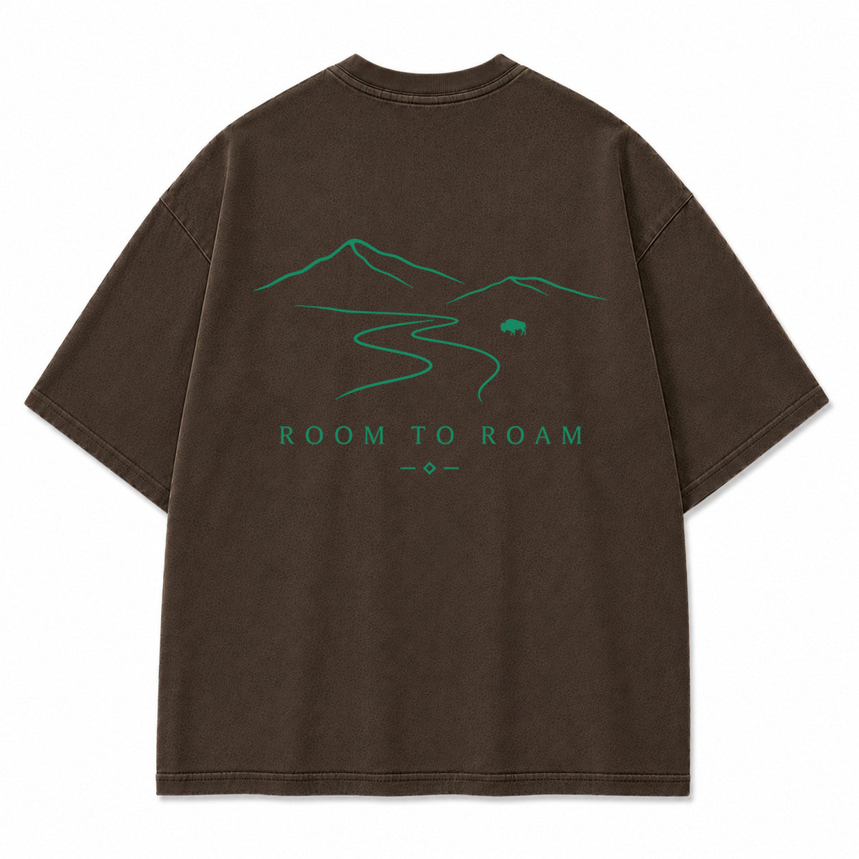 Room to Roam Mountain Bison Graphic T-Shirt