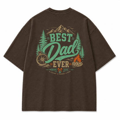 Best Dad Ever Outdoor Graphic T-Shirt