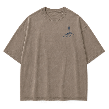 Salt Air Sun and Freedom Washed Print Tee