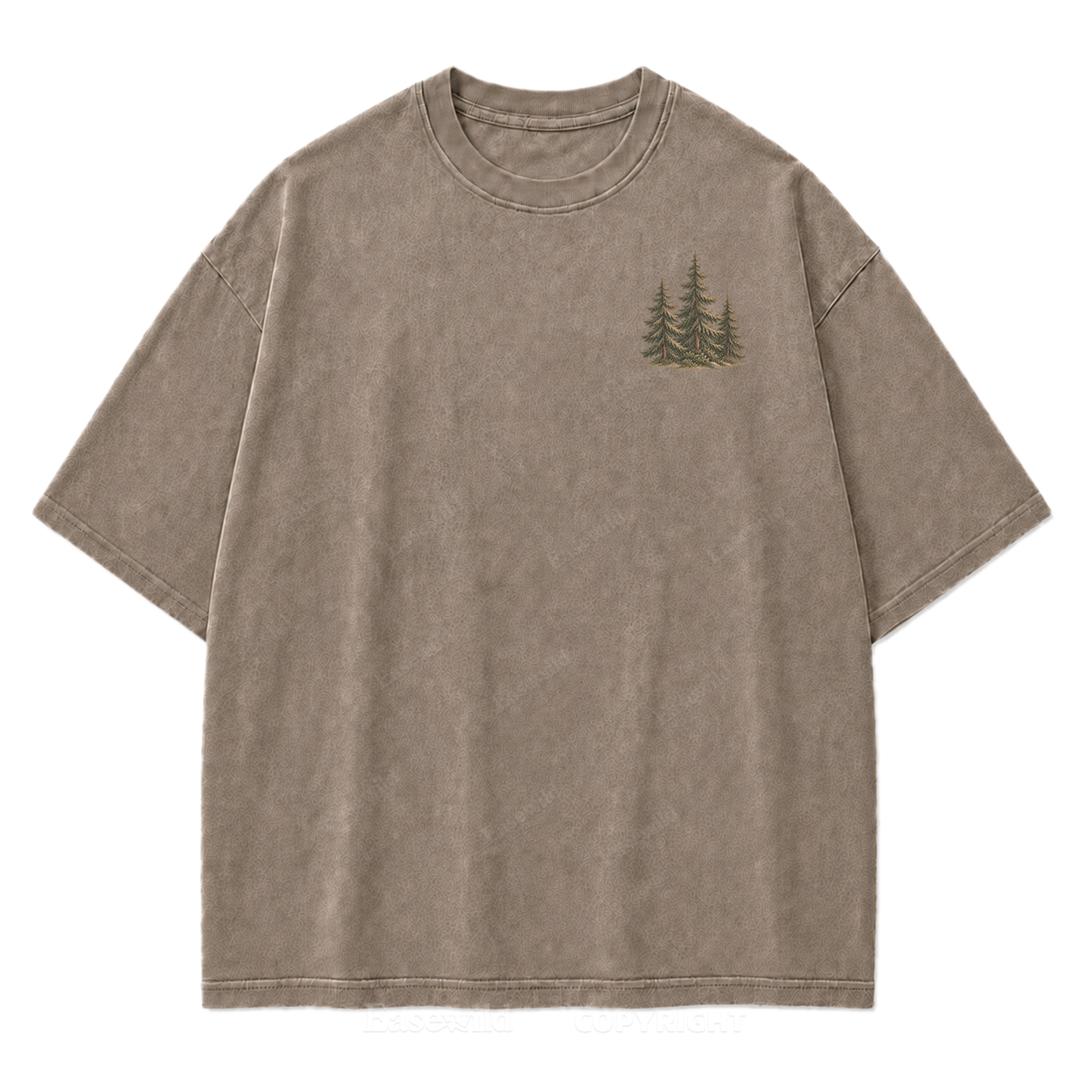 Chasing Quiet Lakeside Mountain Washed Print Tee
