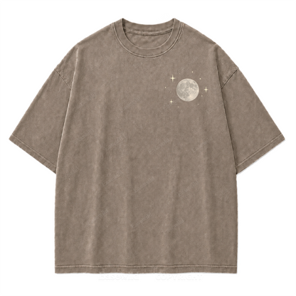 Moonlit Wilderness Washed Print Tee