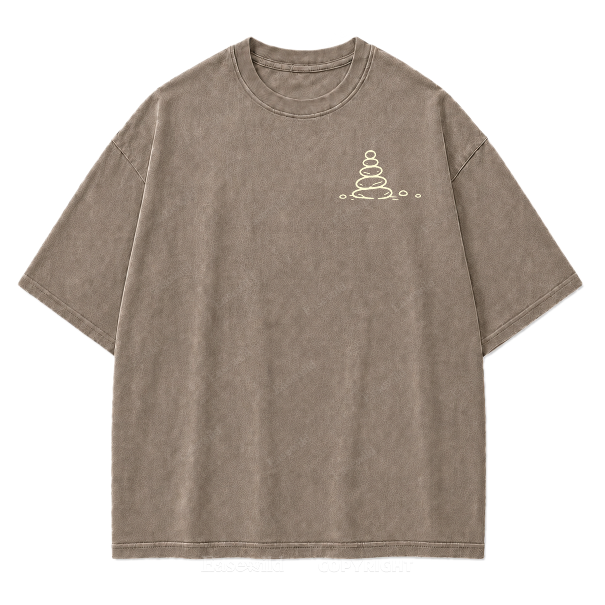 Cool Rocks Explorer Washed Print Tee