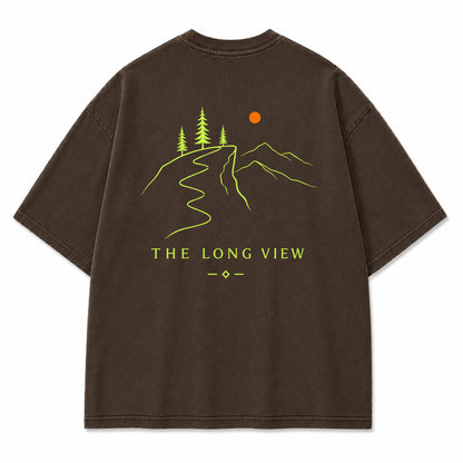 The Long View Mountain Trail Graphic T-Shirt