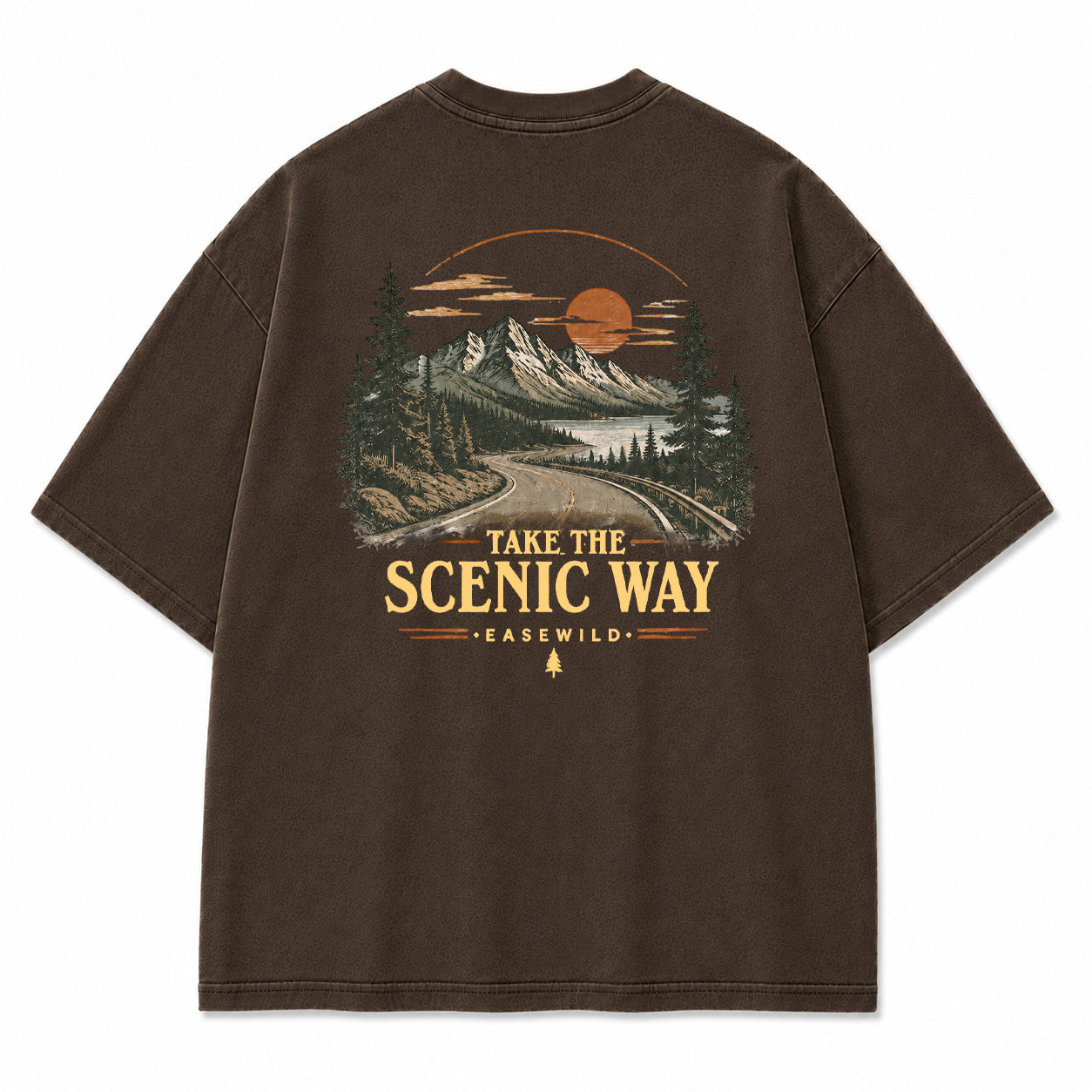 Scenic Ridge Journey Graphic T-Shirt