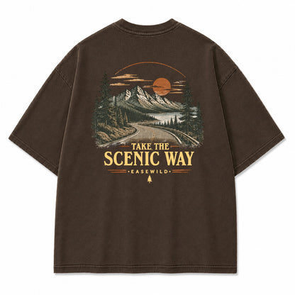 Scenic Ridge Journey Graphic T-Shirt