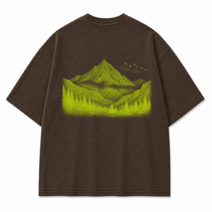 Above the Valley Mountain Peak Graphic T-Shirt