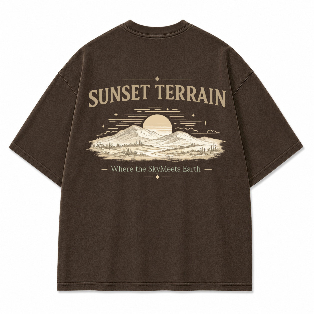 Golden Horizon Desert Ridge Graphic T-Shirt