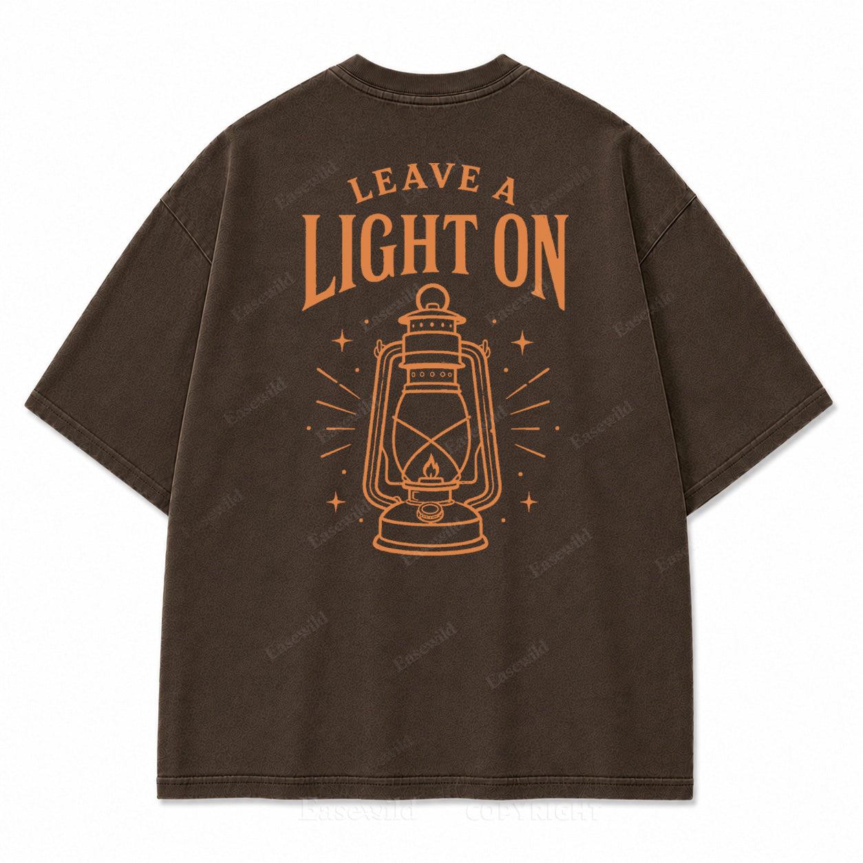 Leave A Light On Graphic Back Print Tee