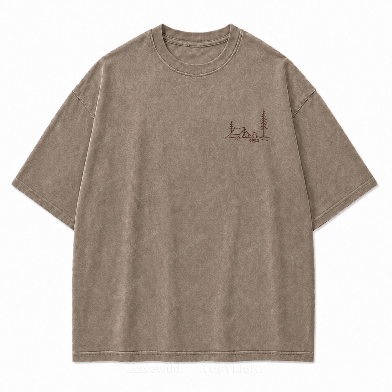 This Is All I Need Camping Washed Print Tee