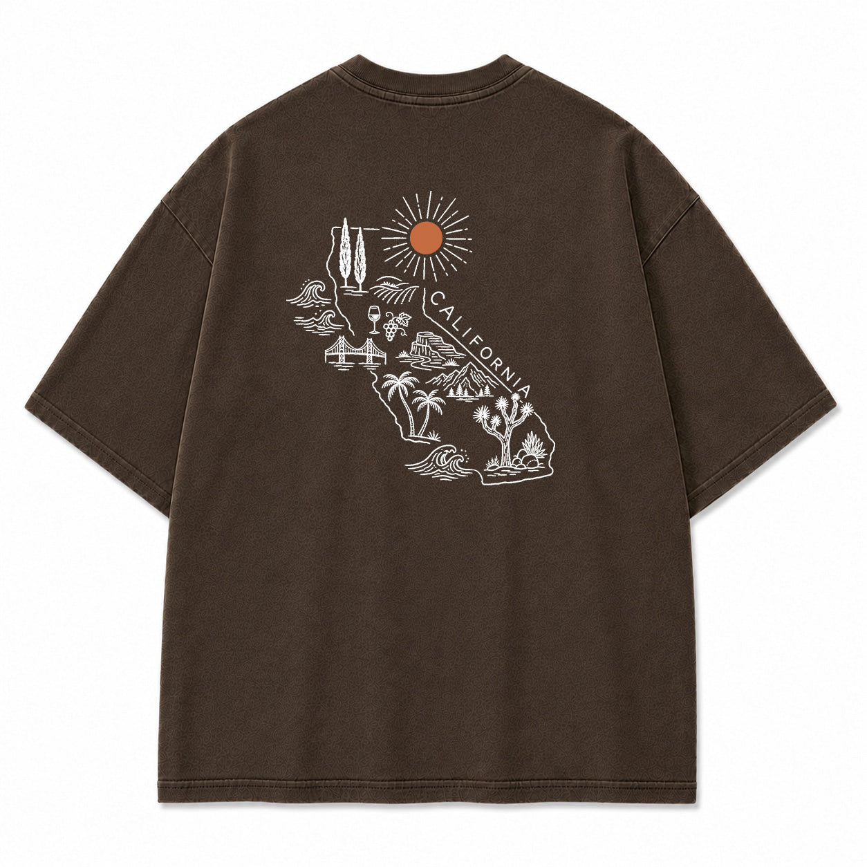 California State Outline Graphic T-Shirt
