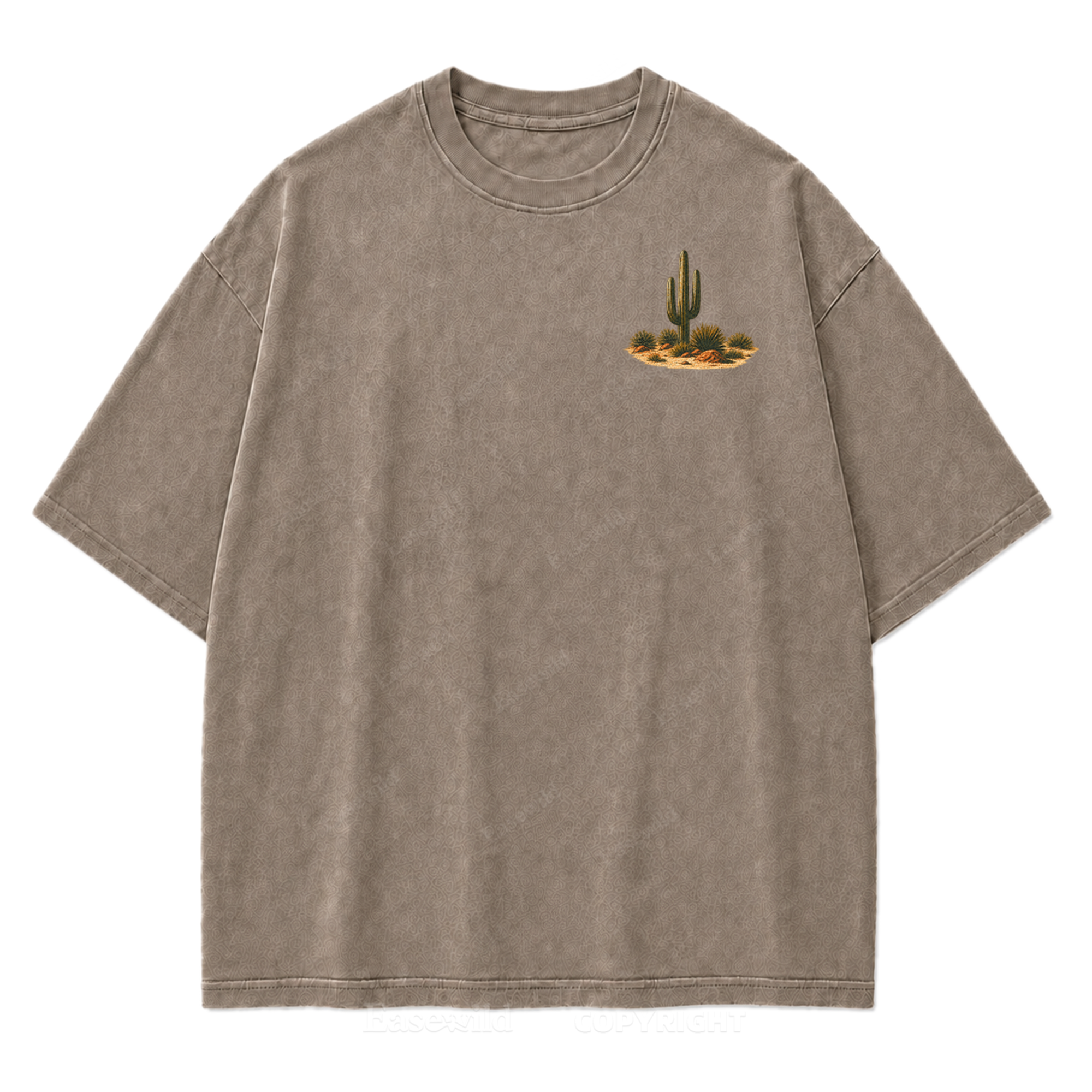 The Long Way Home Washed Print Tee