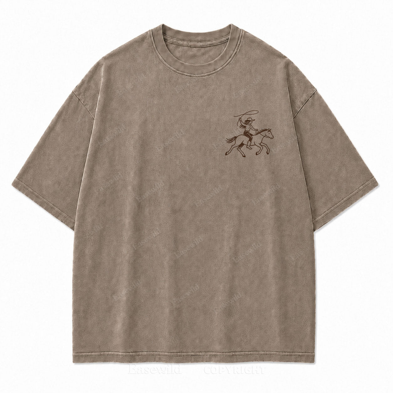 Coastal Cowgirl Club Washed Print Tee