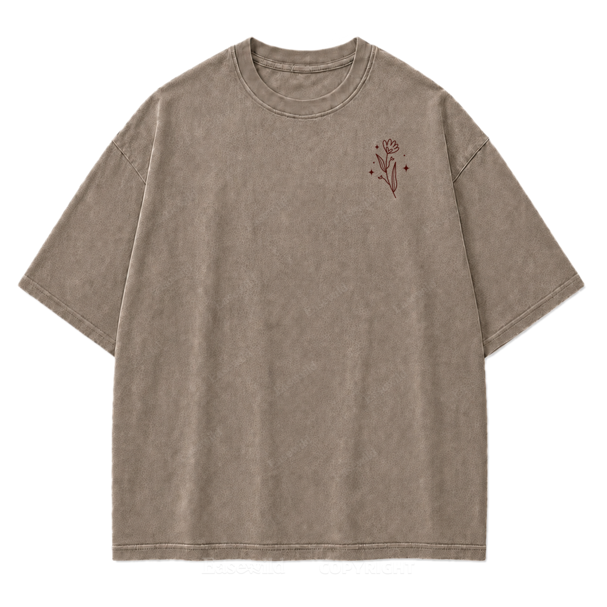 Your Life Is as Good as Your Mindset Washed Print Tee