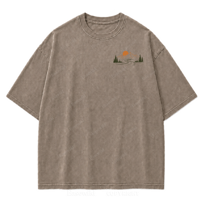 The Open Road Washed Print Tee