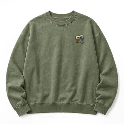 Rewind to Real Life Vintage Analogue Escape Washed Sweatshirts