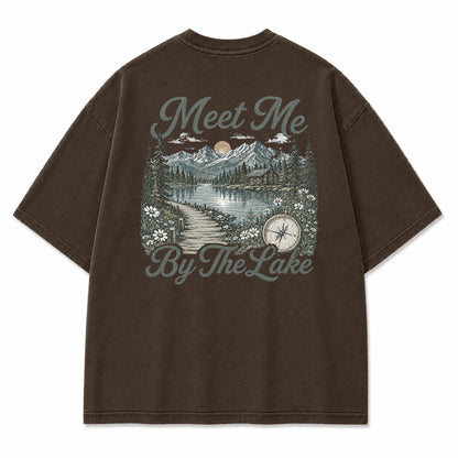 Meet Me By The Lake Graphic T-Shirt
