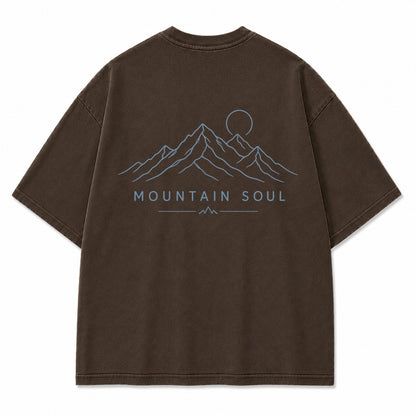 Mountain Soul Minimal Graphic T-Shirt