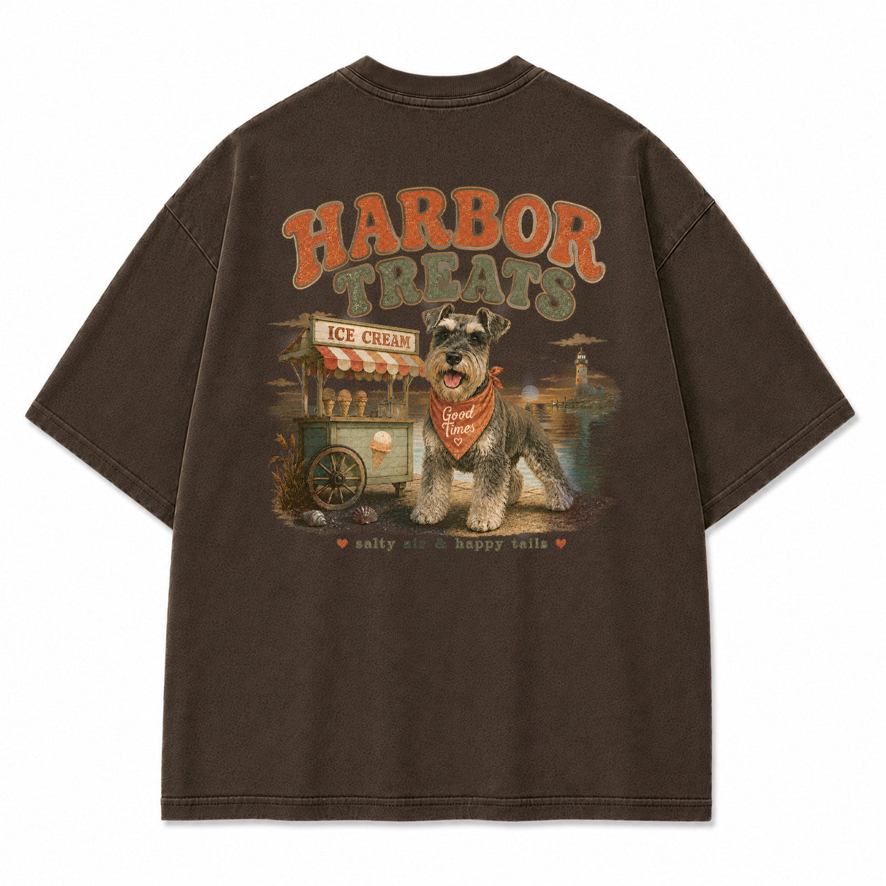Harbor Treats Schnauzer Graphic T-Shirt