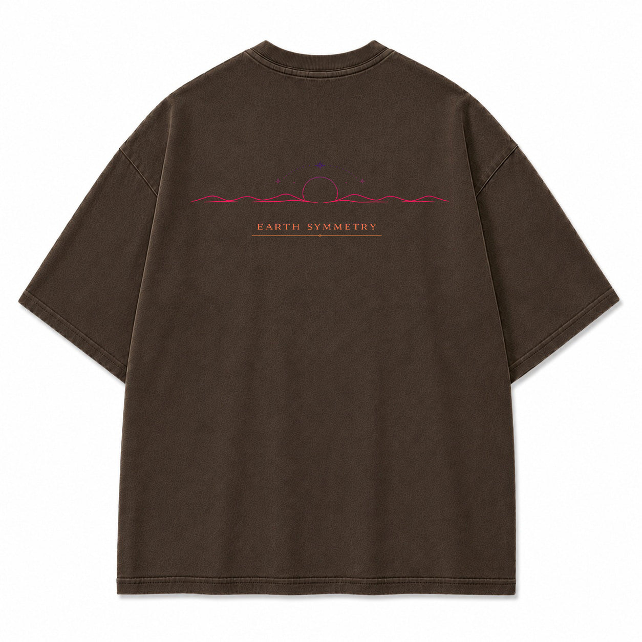 Earth Symmetry Desert Horizon Graphic T-Shirt