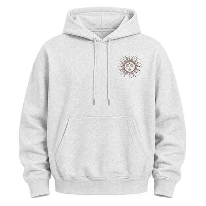 Sonne & Mond "Celestial Washed" Grafik-Kapuzenpullover