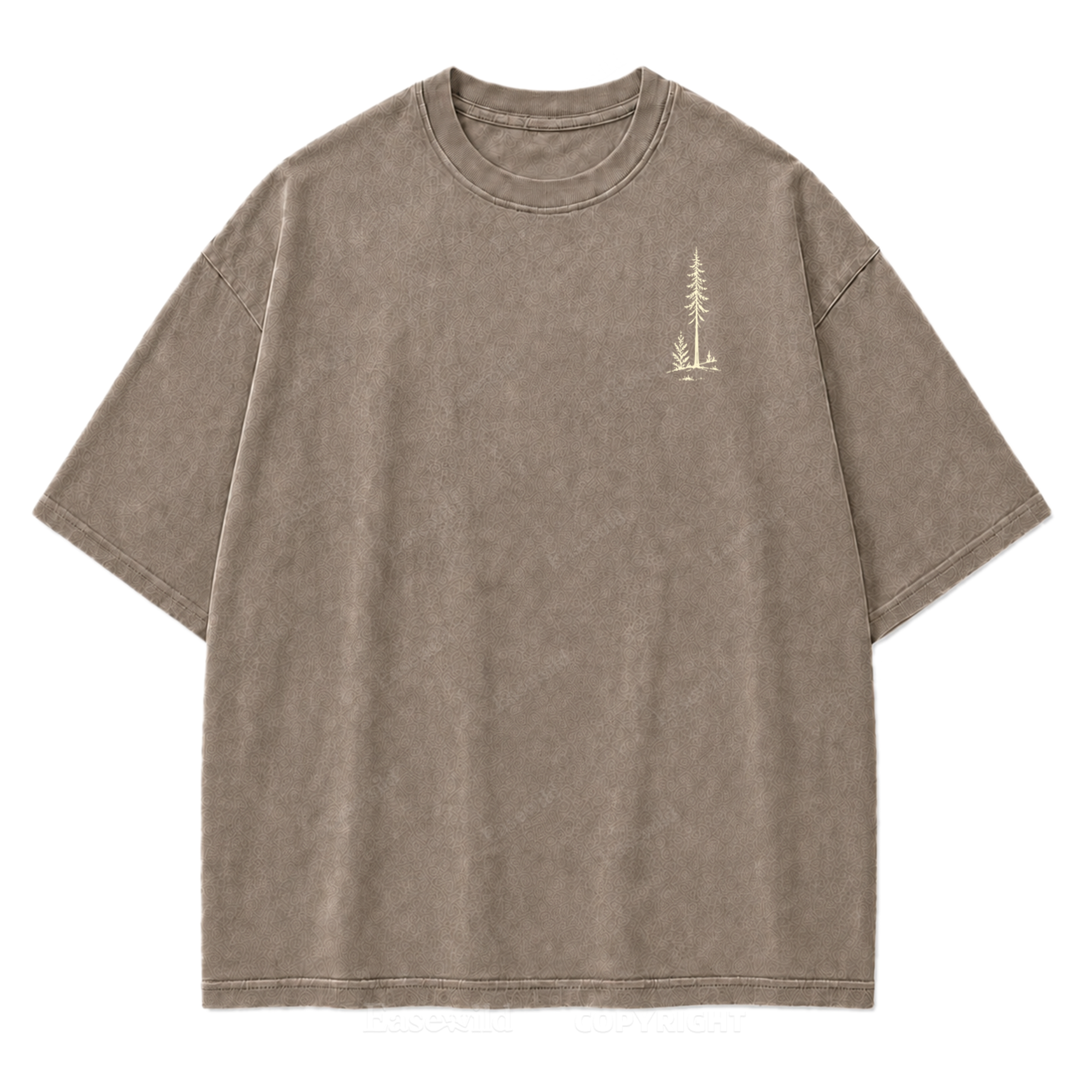 Go Where Your Soul Wakes Up Washed Print Tee